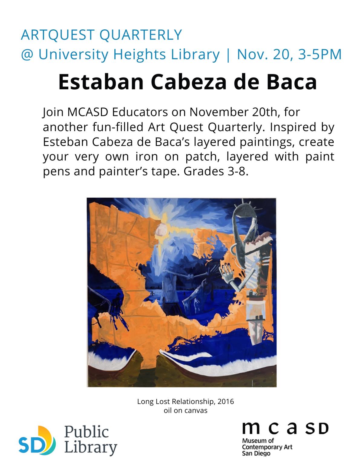 MCASD Presents ArtQuest Quarterly