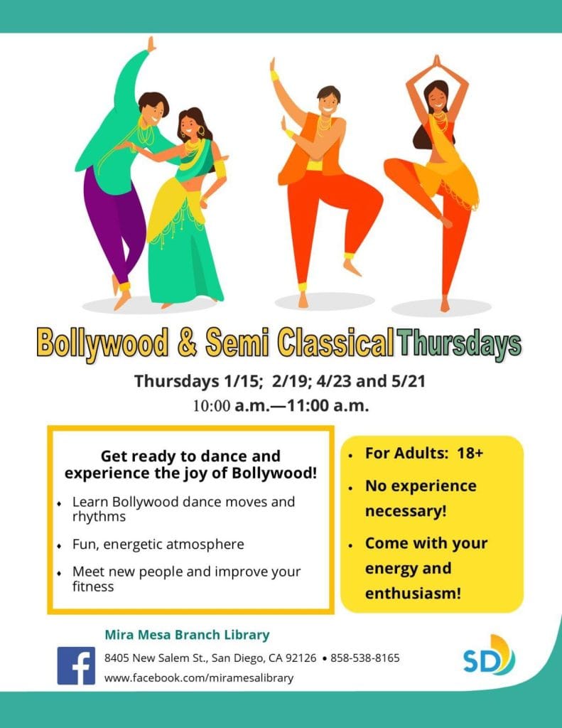 Bollywood and Semi-Classical Dance Fitness for Adults