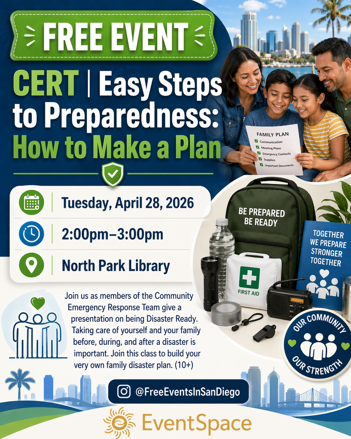CERT | Easy Steps to Preparedness: How to Make a Plan