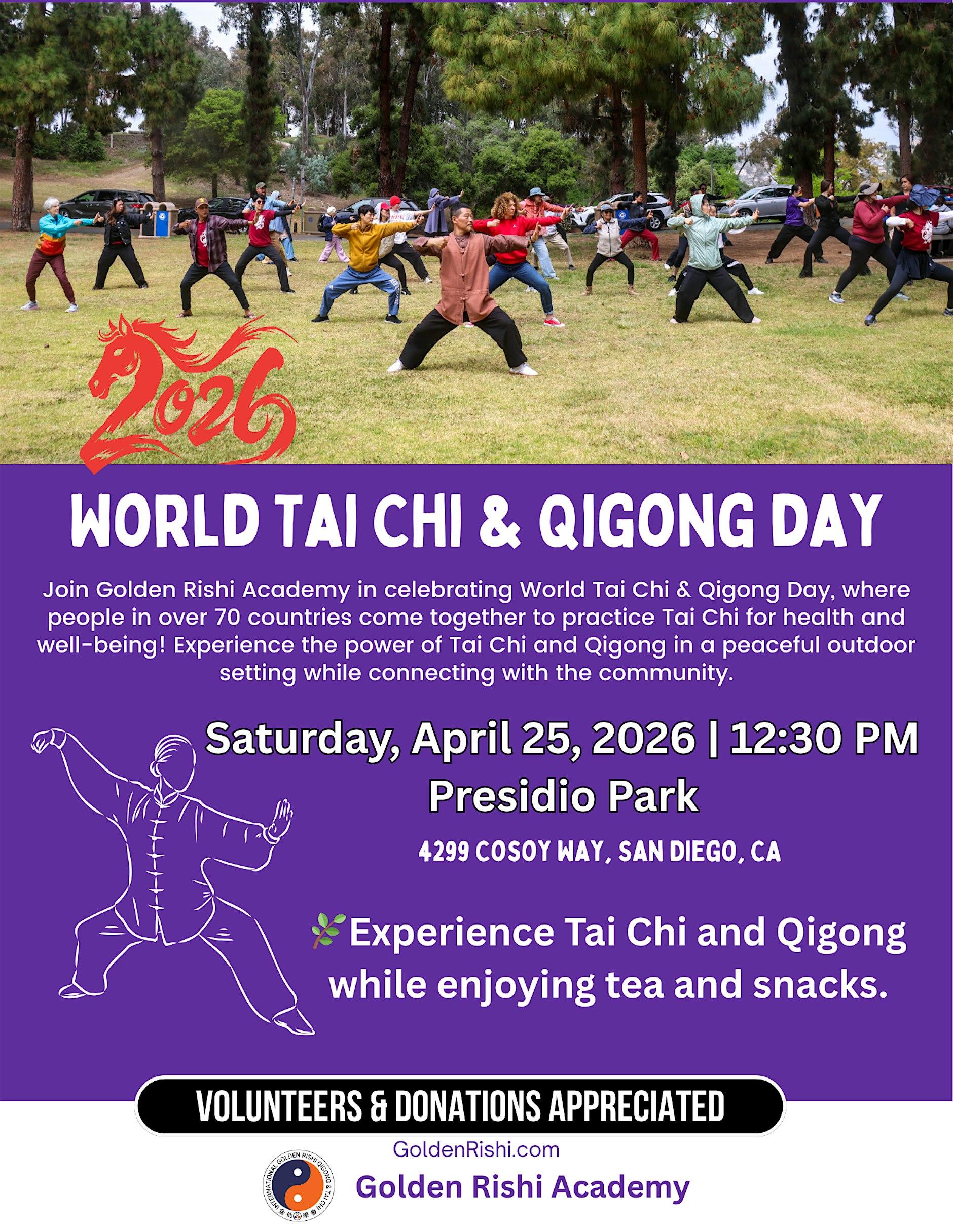 World Tai Chi & Qigong Day San Diego