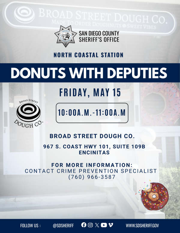 Donuts with Deputies – North Coastal Station