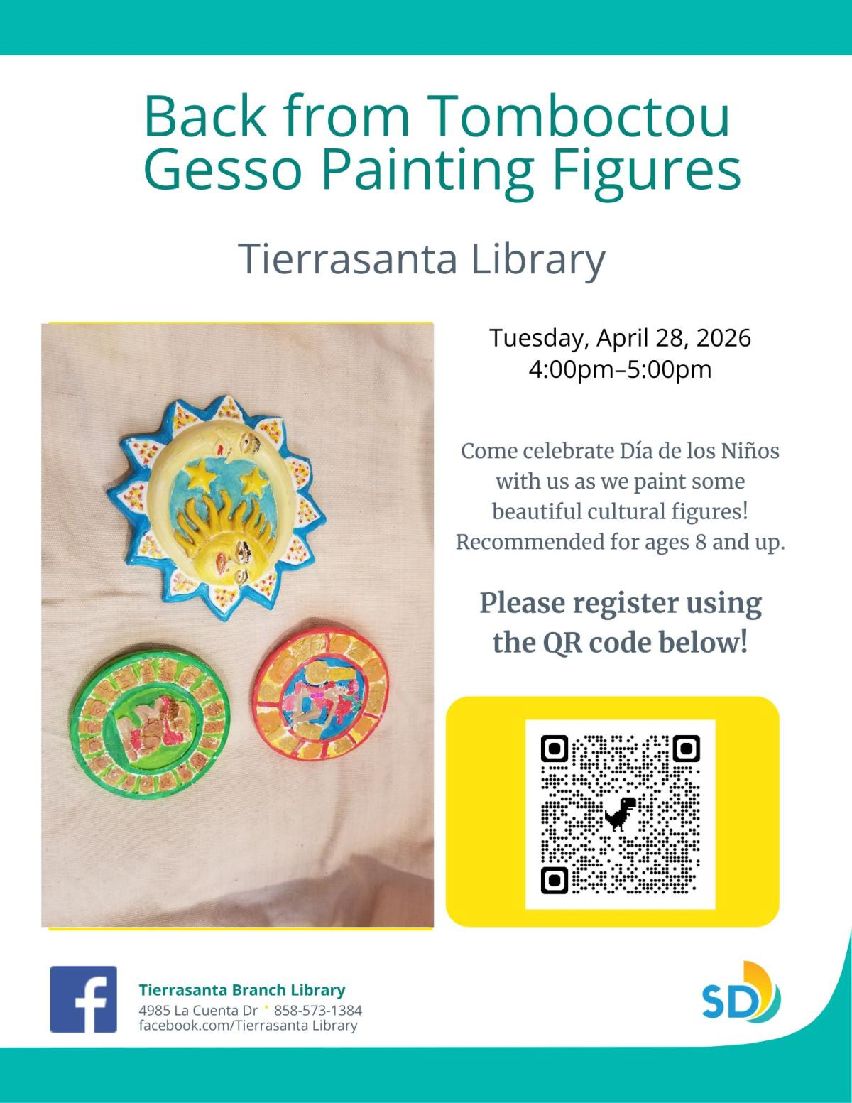 Back from Tomboctou Gesso Painting Figures