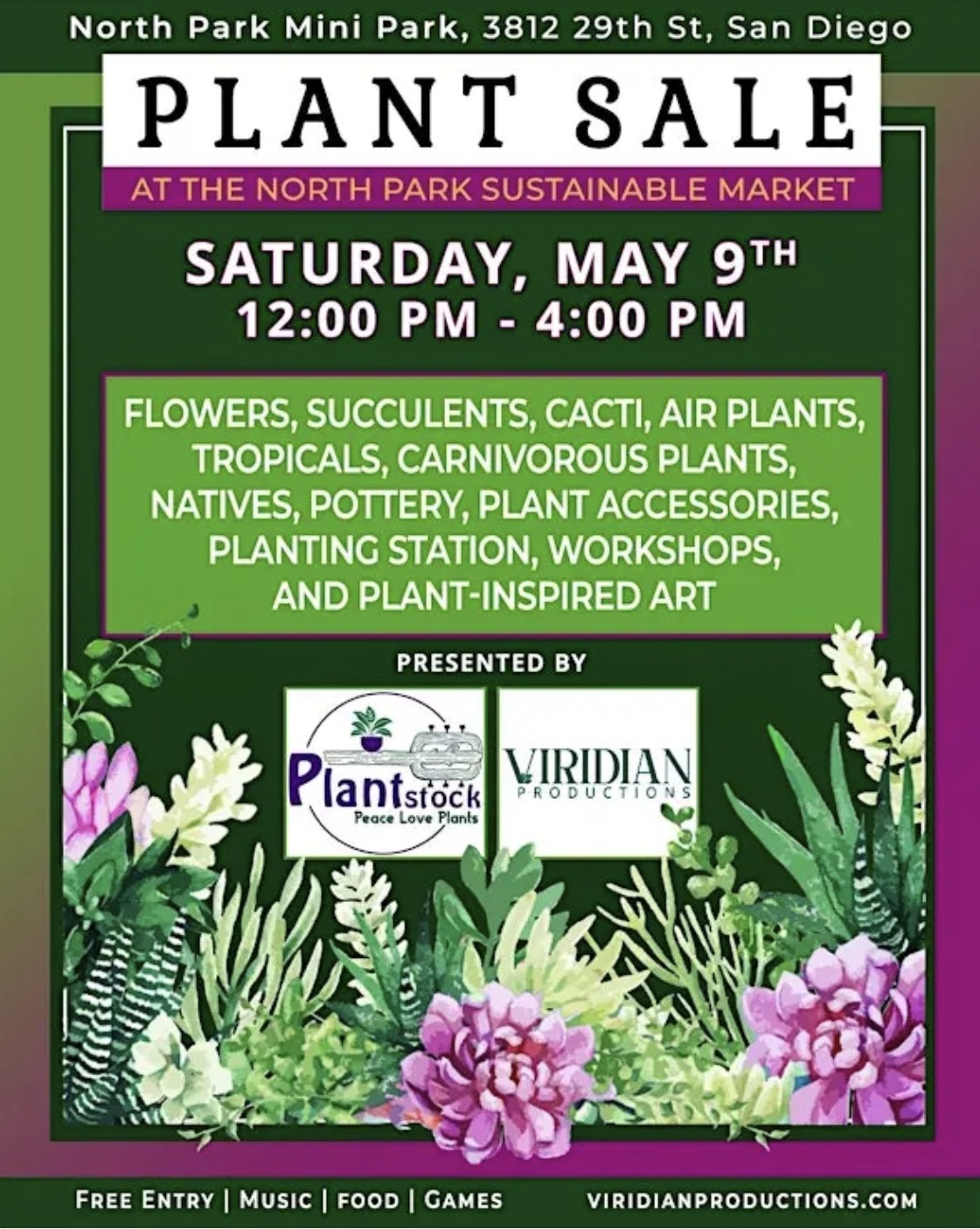 North Park Plant Sale