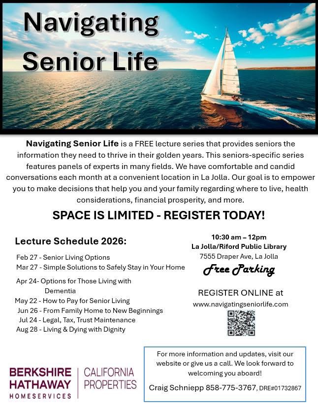 Navigating Senior Life Lecture Series: Options for Those Living with Dementia