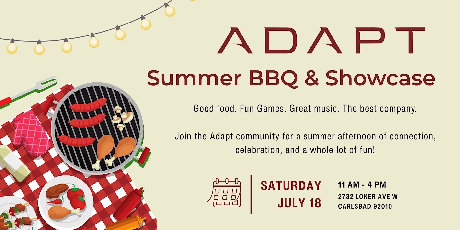 Adapt Summer BBQ and Showcase event photo