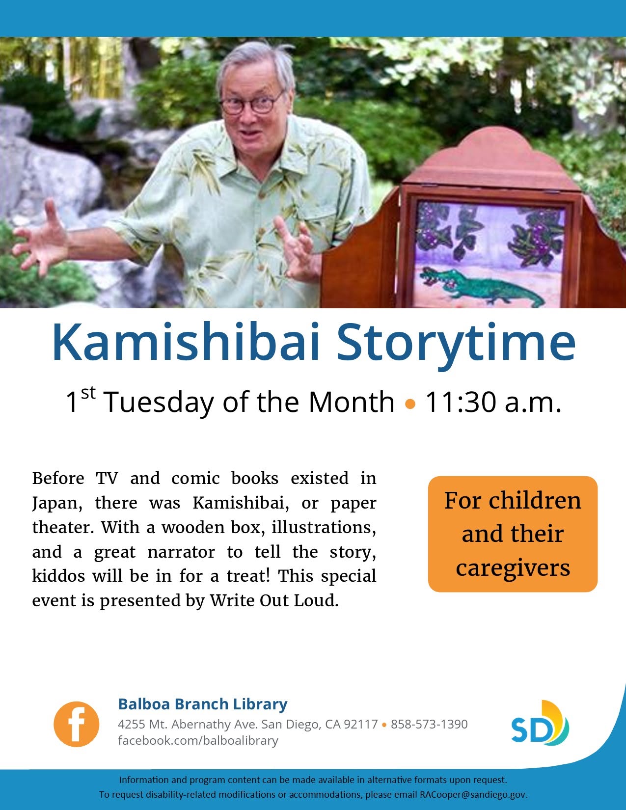 Kamishibai Storytime event photo