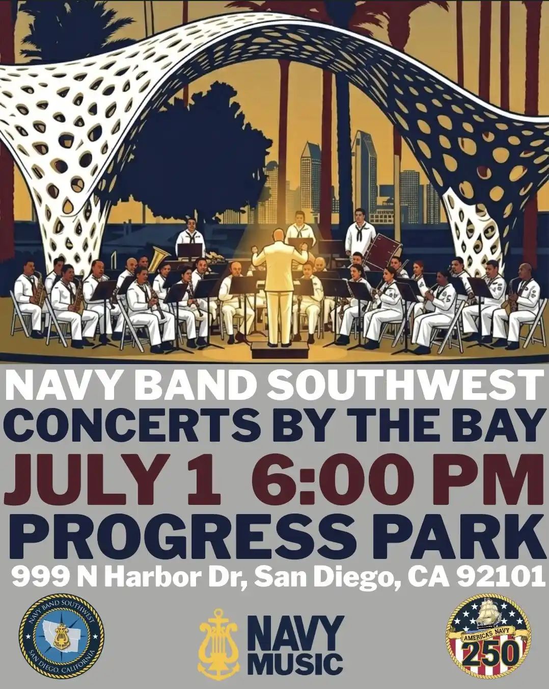 Navy Band Southwest Concert By the Bay event photo