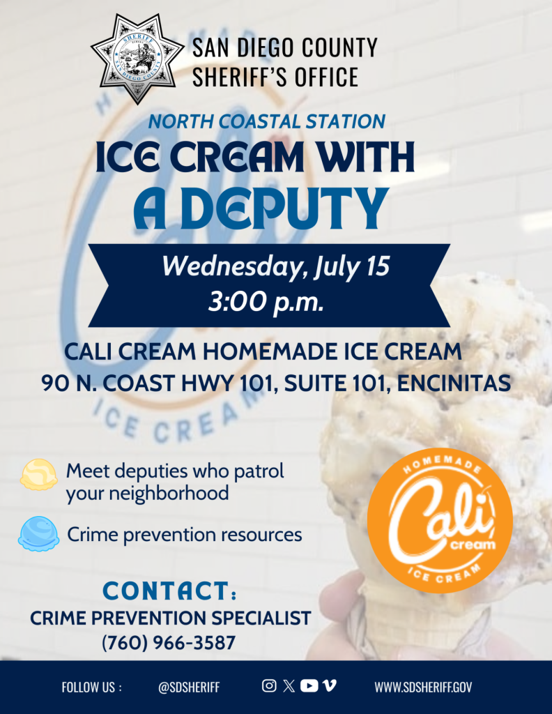 Ice Cream with a Deputy event photo