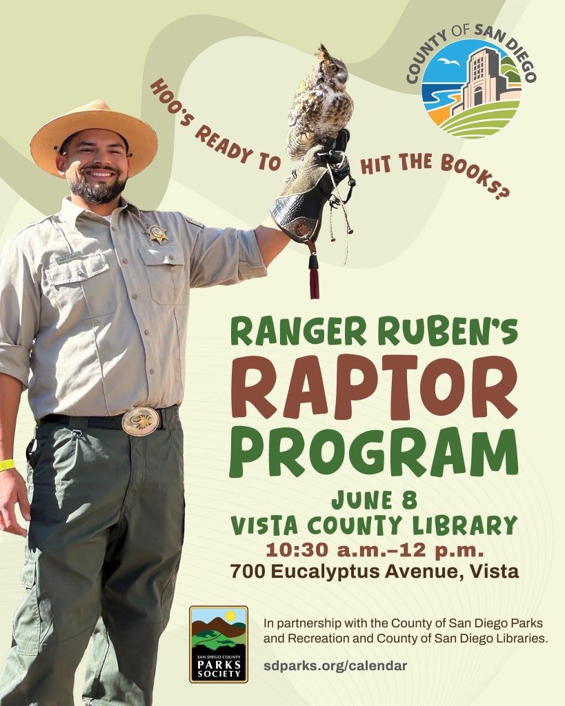 Ranger Ruben’s Raptor Program