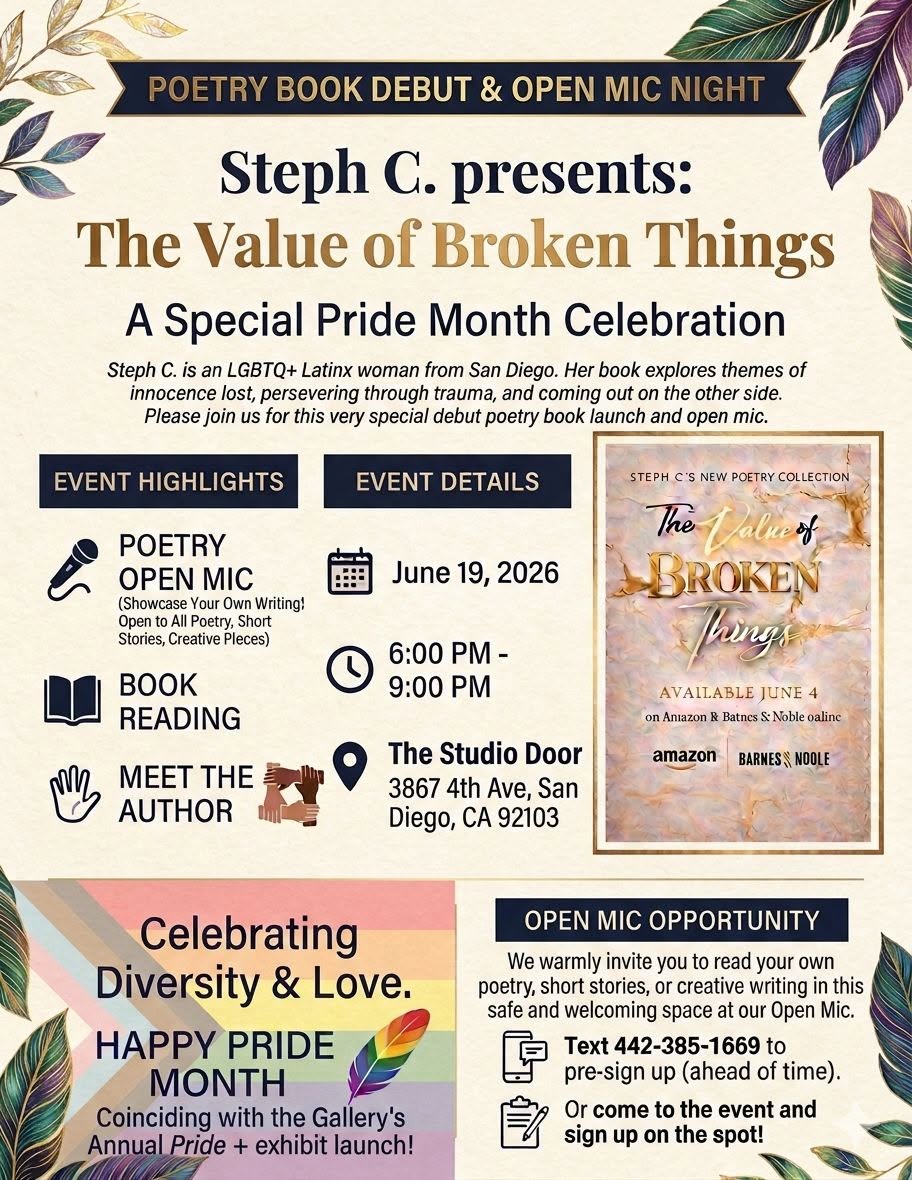 Poetry Book Debut & Open Mic Night