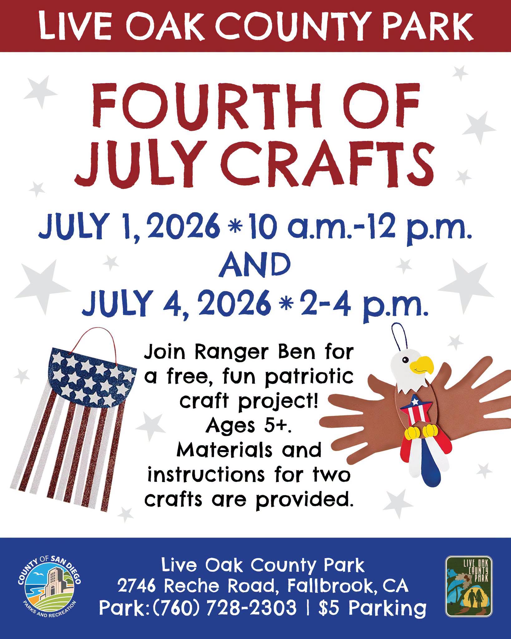 Fourth of July Crafts event photo