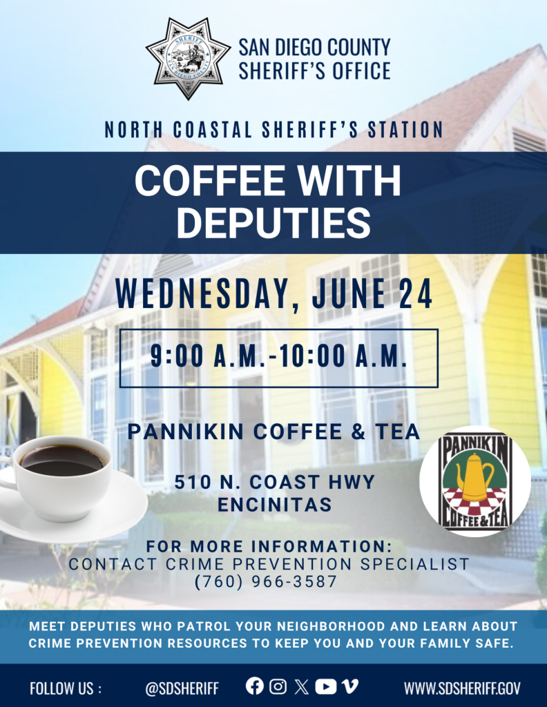Coffee with Deputies – North Coastal Station event photo
