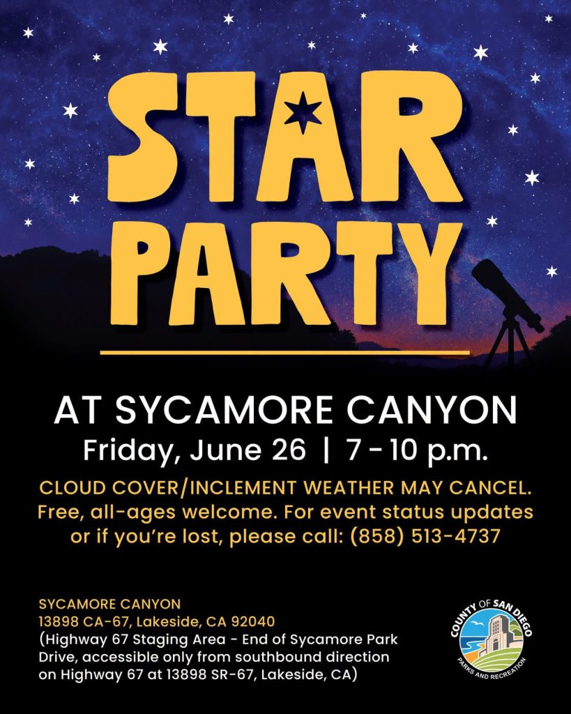 Star Party at Sycamore Canyon