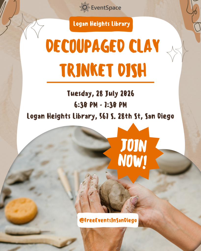Adult Craft Night: Decoupaged Clay Trinket Dish event photo