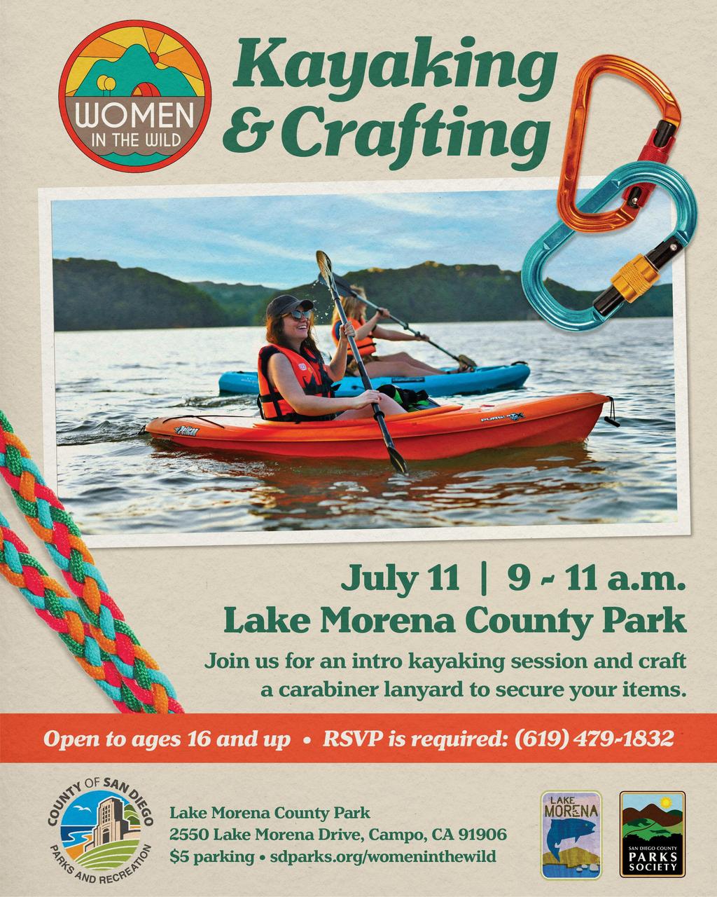 Kayaking and Crafting with Women in the Wild event photo