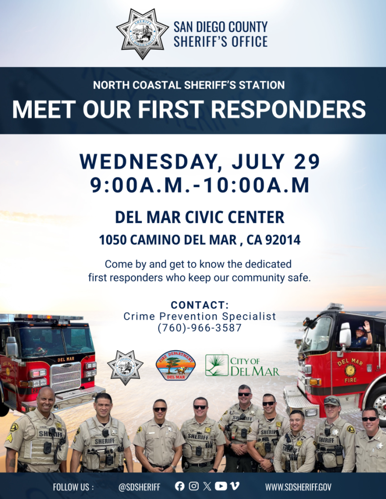 Meet Our First Responders – North Coastal Station event photo
