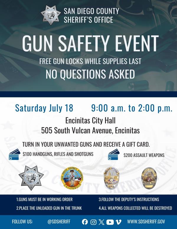 Gun Safety Event – Encinitas event photo