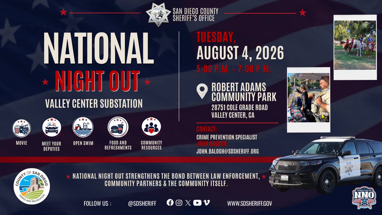 National Night Out – Valley Center event photo