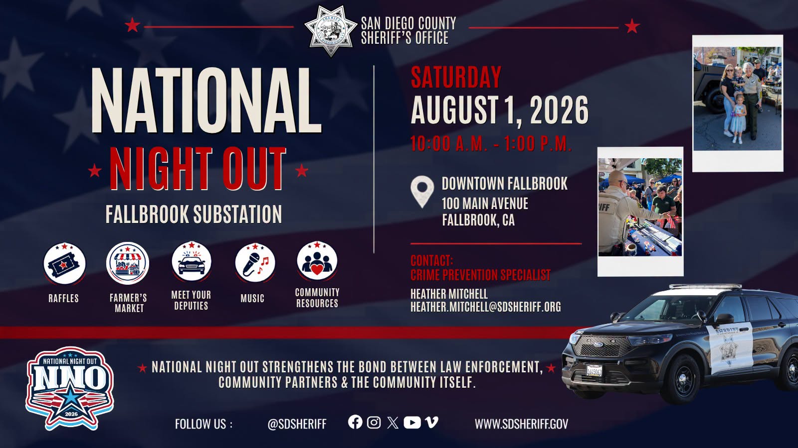 National Night Out – Fallbrook event photo