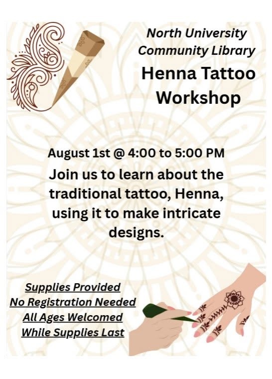 Henna Tattoo Workshop event photo