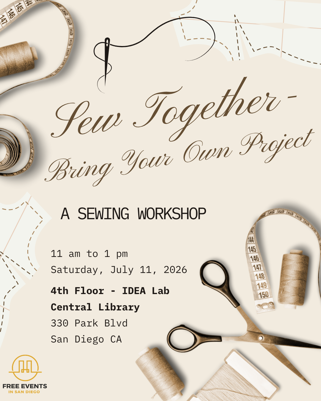 Sew Together – Bring Your Own Project