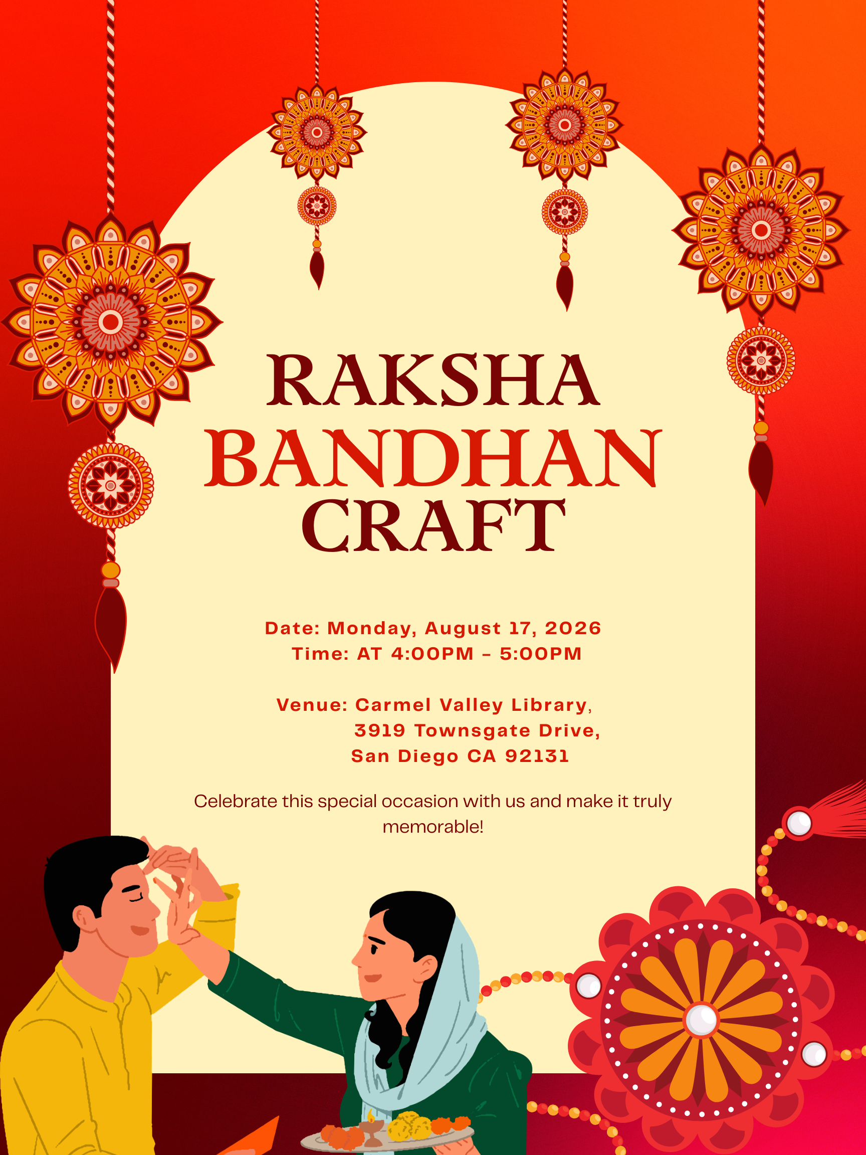 Raksha Bandhan Craft event photo