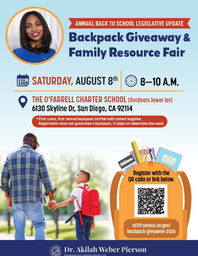 Backpack Giveaway and Family Resource Fair