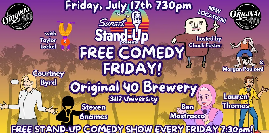Sunset Standup at Original 40 hosted by Chuck Foster event photo
