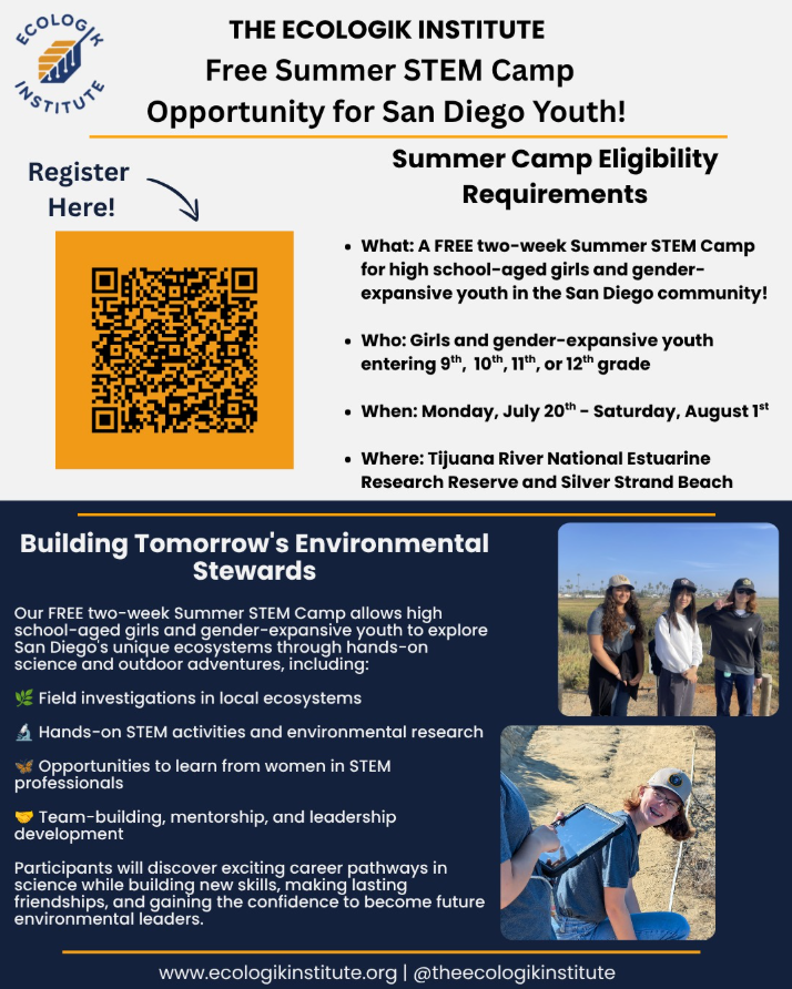 Free Summer STEM Camp for San Diego youth!