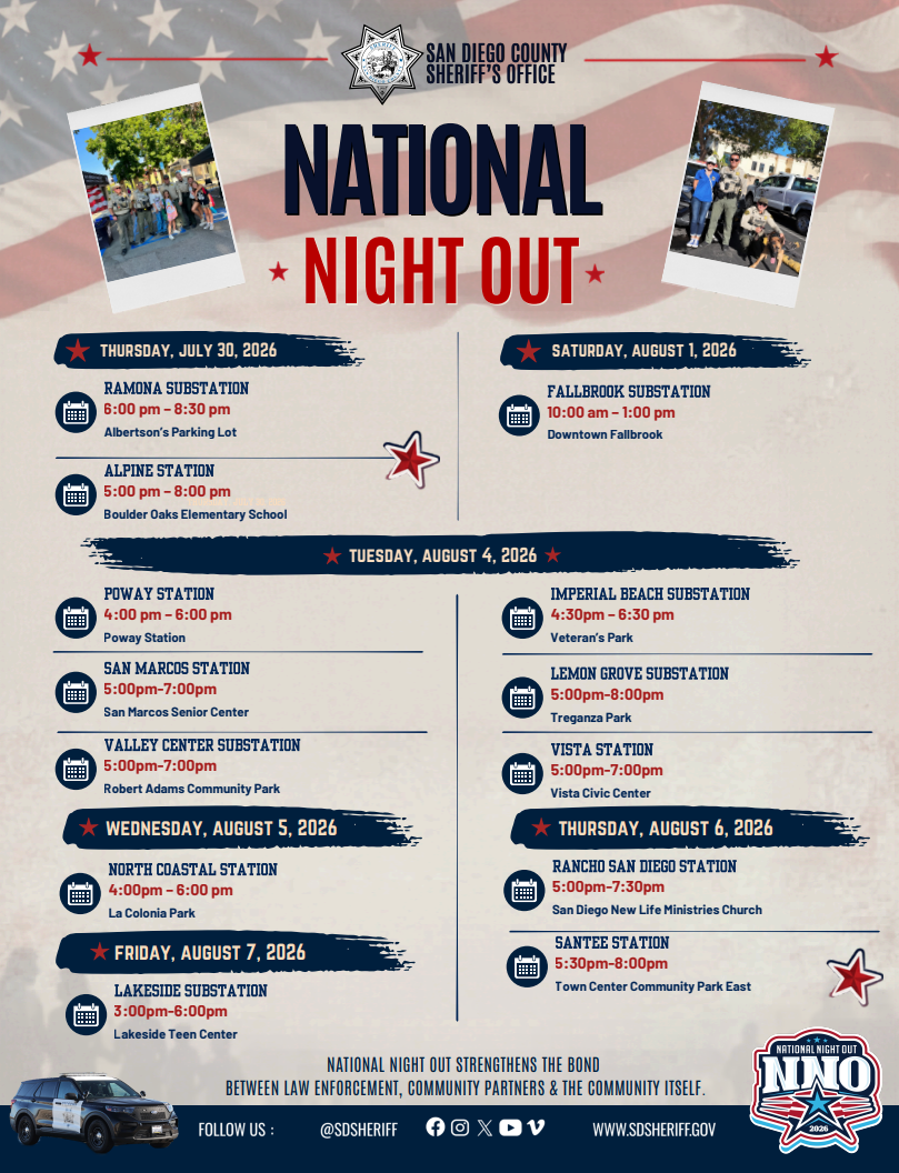 National Night Out – San Diego County