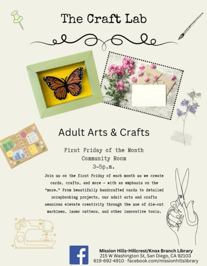 The Craft Lab: Adults Arts & Crafts event photo