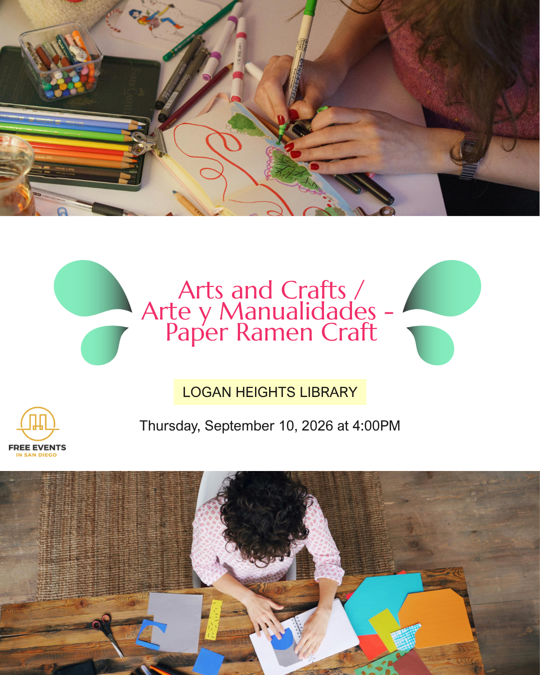 Arts and Crafts /Arte y Manualidades – Paper Ramen Craft