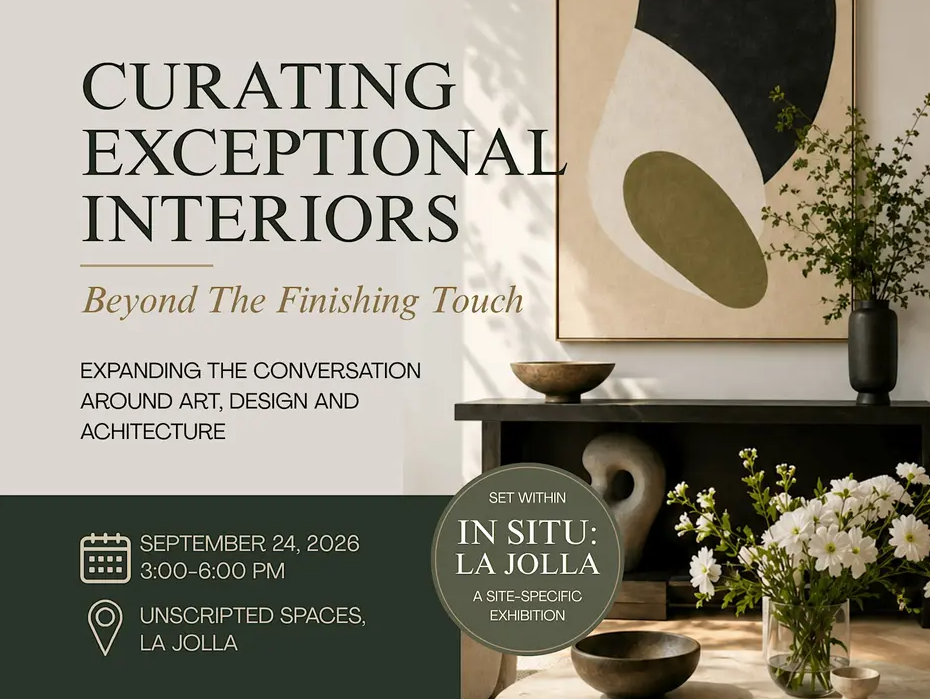 Curating Exceptional Interiors Beyond the Finishing Touch event photo