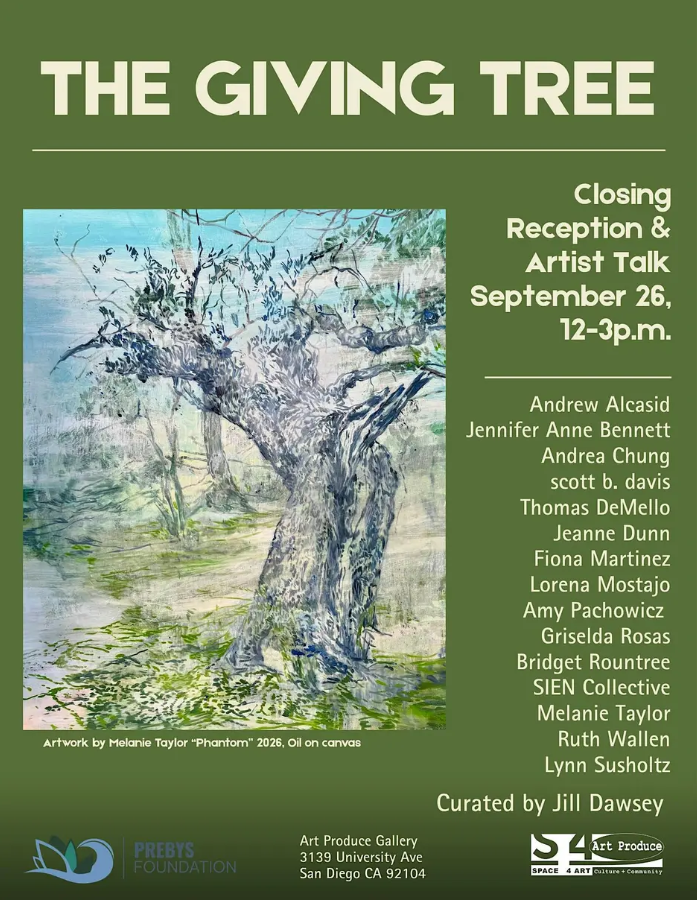 The Giving Tree Exhibit Closing Reception and Artist Talk