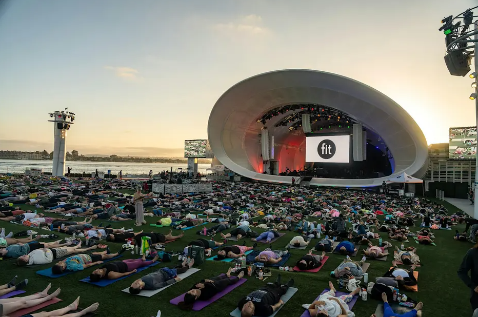 Fit Yoga at the Rady Shell at Jacobs Park