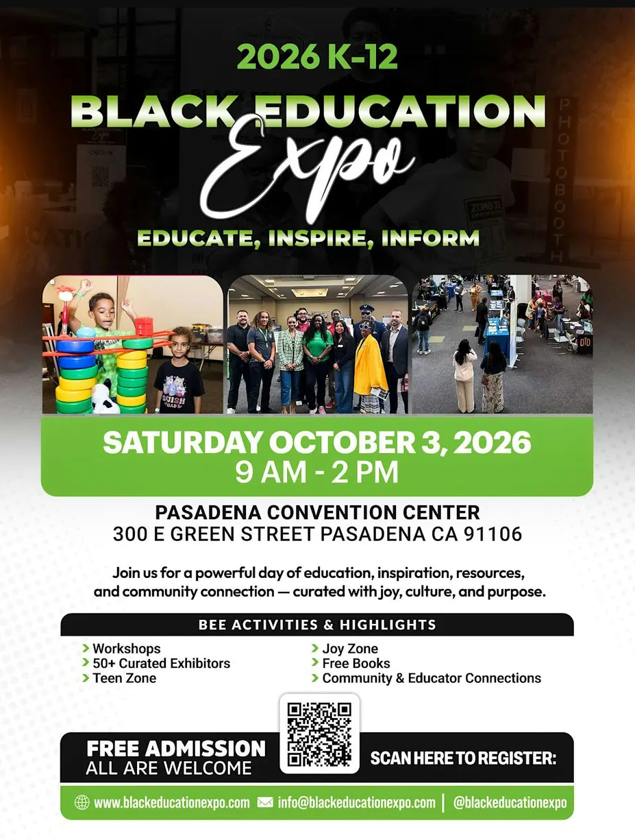 Celebrate at the Black Education Expo – K-12 (Ages 5-18)