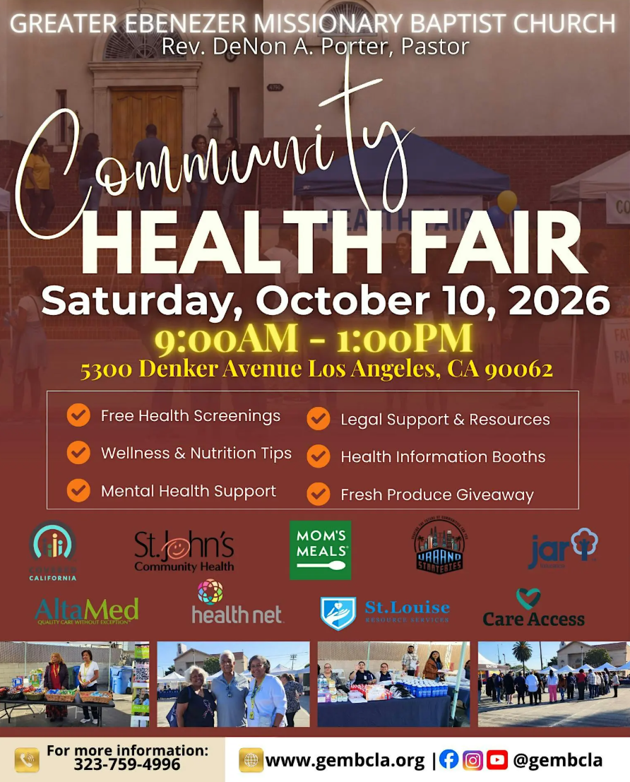 GEMBCLA Community Health Fair! event photo