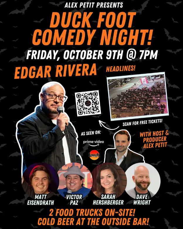 October Duck Foot Comedy Night event photo