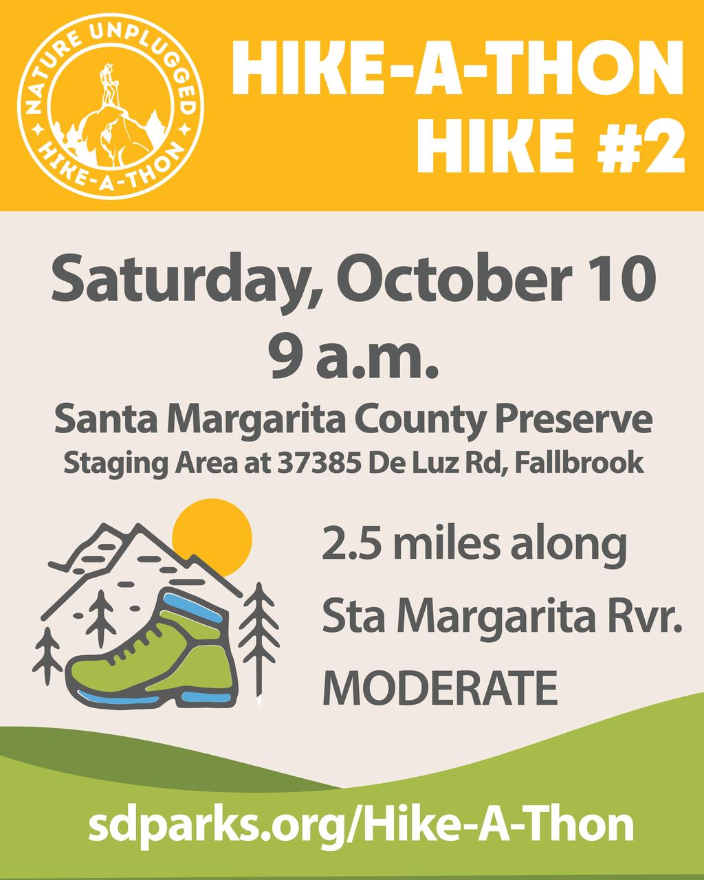 HIKE-A-THON HIKE #2 Santa Margarita