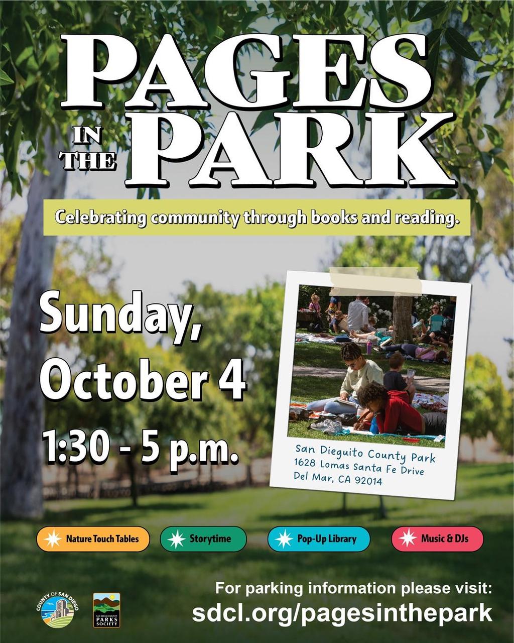 Pages in the Park at San Dieguito