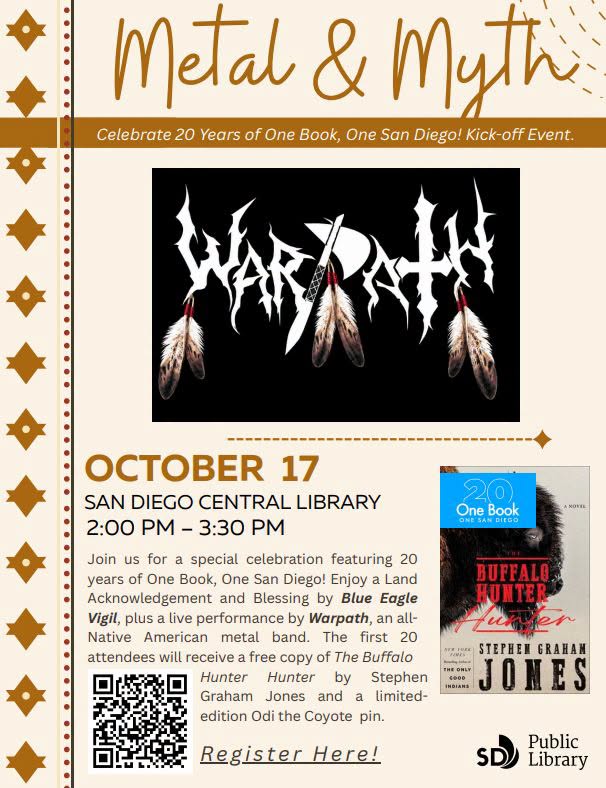 Metal & Myth: Celebrate 20 Years of One Book San Diego event photo