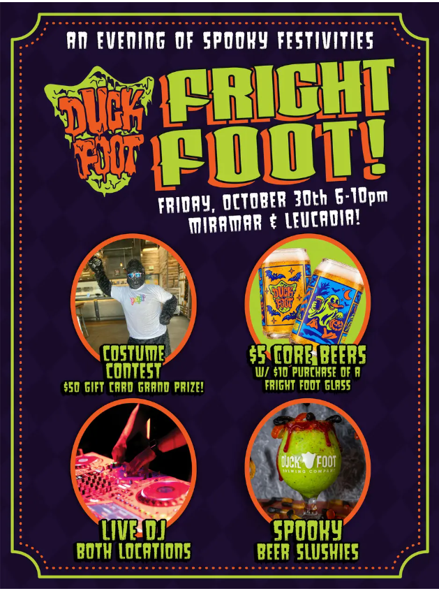 Fright Foot Halloween Party event photo