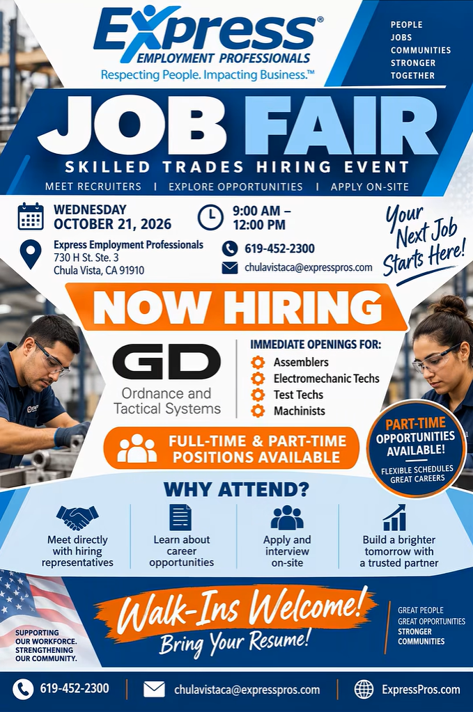 Express Employment Professionals Job Fair event photo