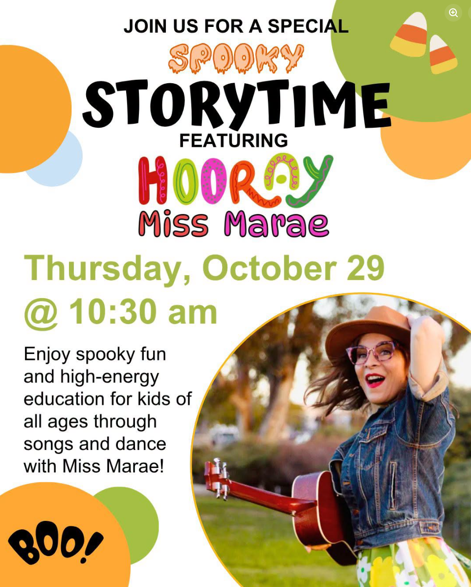Spooky Storytime with Hooray Miss Marae
