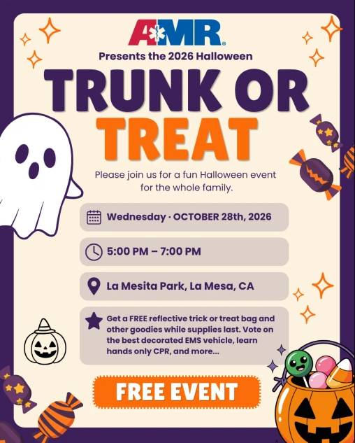 AMR’s 2026 Halloween Trunk or Treat