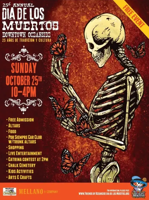 25th Annual Oceanside Día De Los Muertos Festival