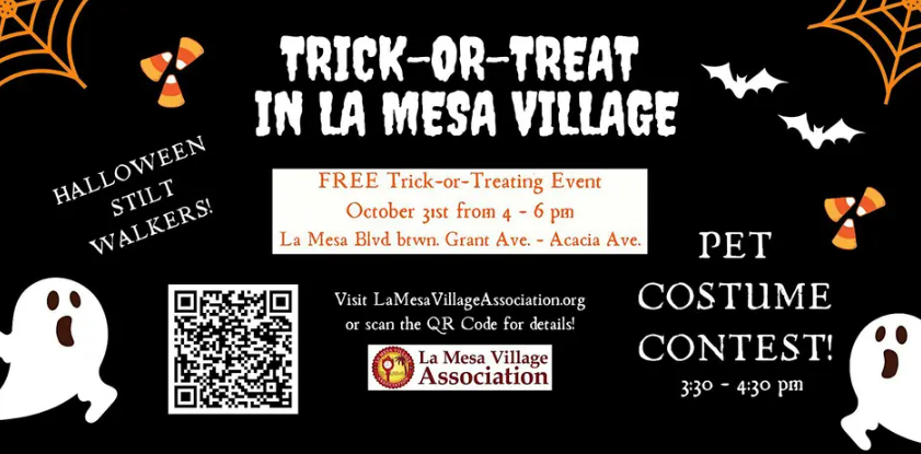 Halloween in La Mesa Village