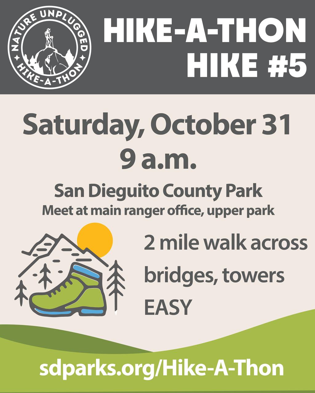 HIKE-A-THON HIKE #5 SAN DIEGUITO event photo