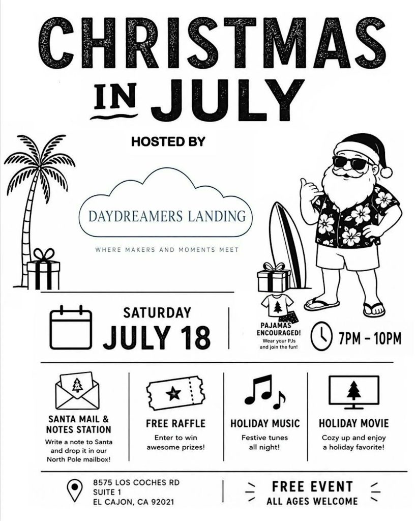 Christmas in July event photo