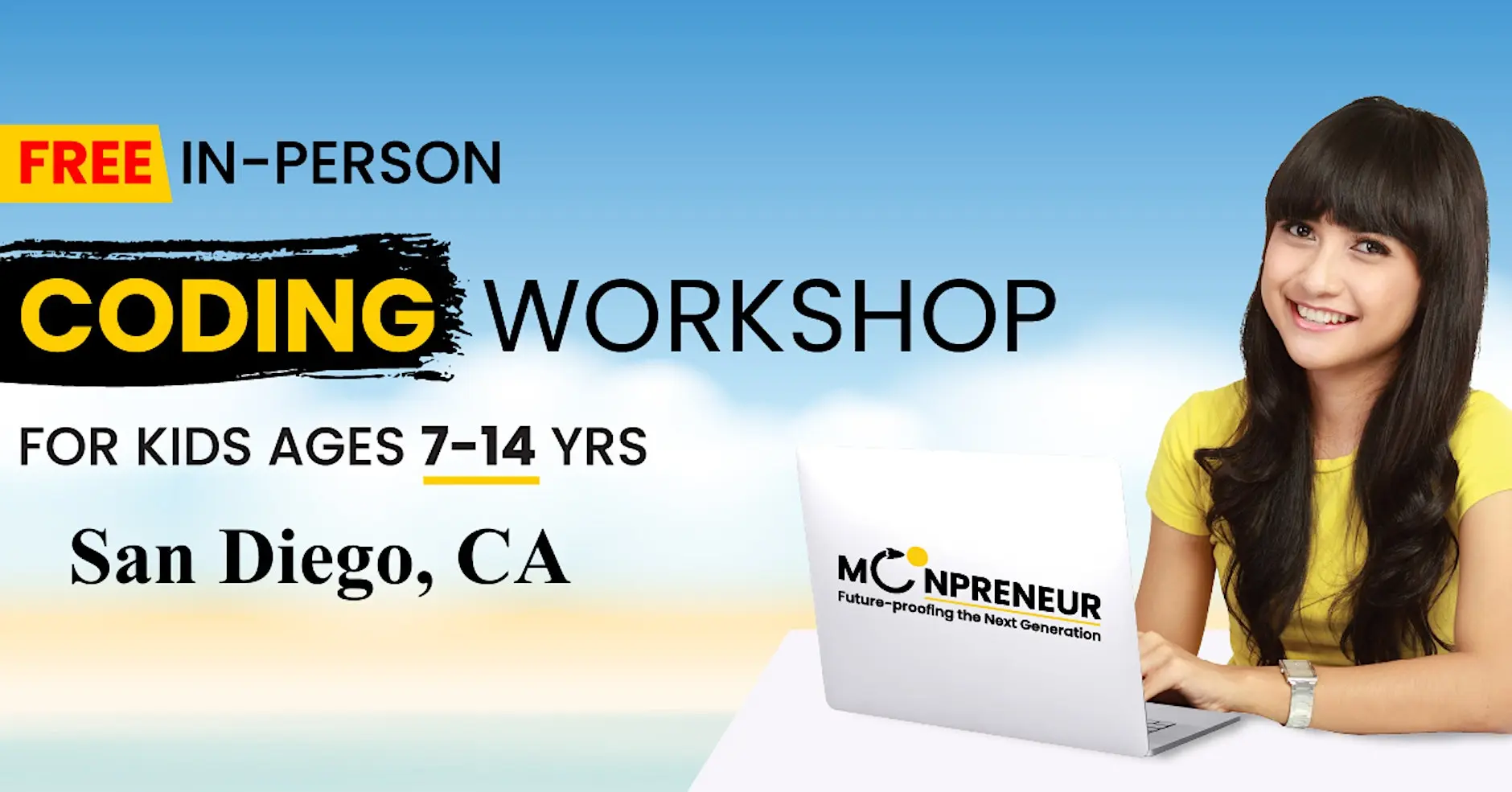 Coding Class for Kids in San Diego, CA (7-14 Yrs)